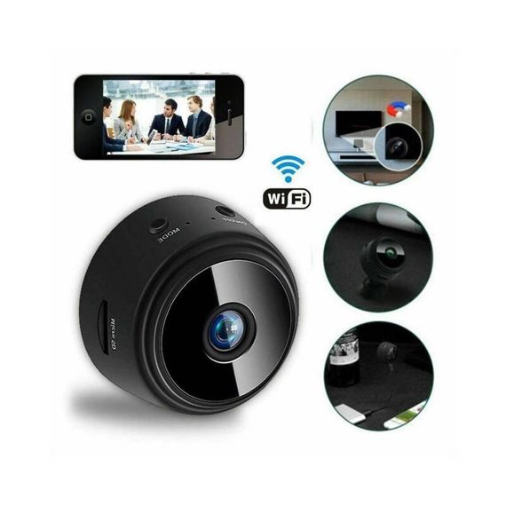 Мини Камера ip Видеонаблюдение Wi-Fi FullHD 1080 Action Camera A9 Беспроводная c Датчиком Движения - Ночная Съемка Black