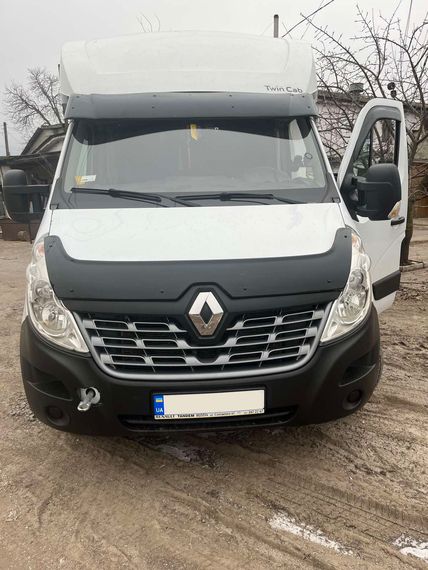 Дефлектор капота 2015-2019 (EuroCap) для Renault Master | Зображення 1
