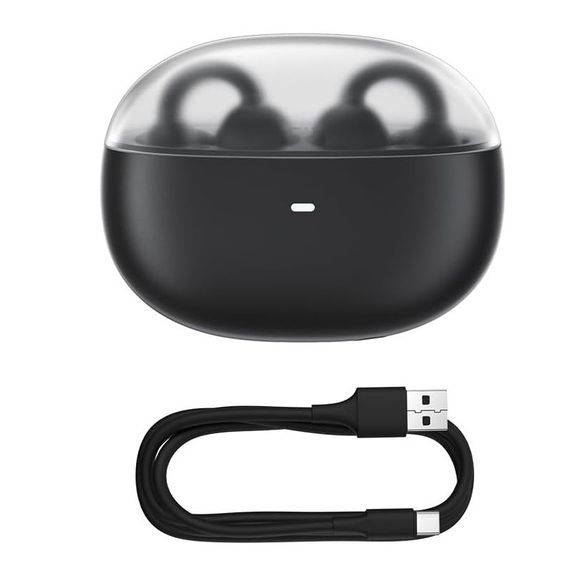 Бездротові TWS навушники Baseus AirGo 1 Ring Open-Ear (A00069201) Cluster Black | Зображення 6