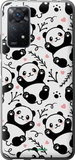 Чохол на Xiaomi Redmi Note 11 Pro Панди "4318u-2512-2448"