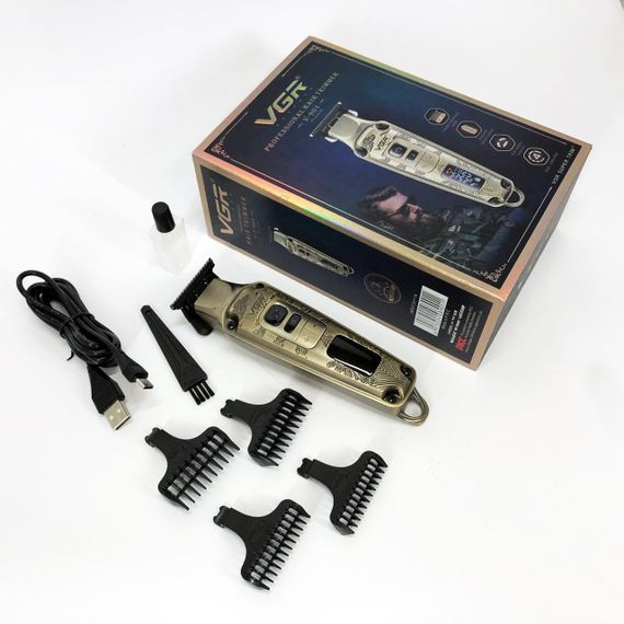 Машинка для стрижки від акб VGR V-901, Машинка для стрижки волосся потужна Набір машинок DX-63 | Зображення 2