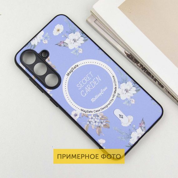 TPU+PC чехол Secret Garden with MagFit для Samsung Galaxy S23 FE Lilac | Зображення 4