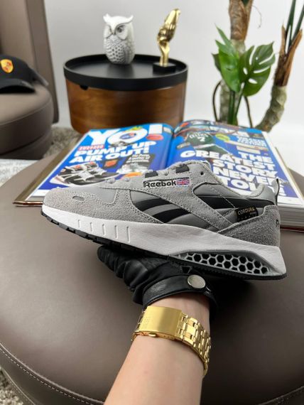 Кросівки R1e1ebok Classic Leather Hexalite Grey Black White , В'єтнам 44 28 | Зображення 4