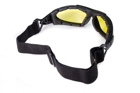 Очки защитные фотохромные Global Vision Shorty Photochromic (yellow) Anti-Fog, желтые фотохромные | Зображення 3