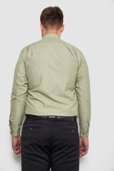 Рубашка мужская, цвет оливковый, 244R881-1 | Зображення 3