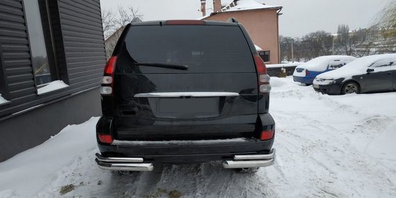Задні подвійні куточки AK003-2 (2 шт., нерж) для Toyota Land Cruiser Prado 120 | Зображення 3