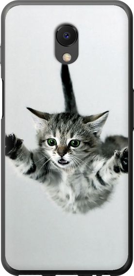 Чехол на Meizu M6s Летящий котёнок "2322u-1364-17620"