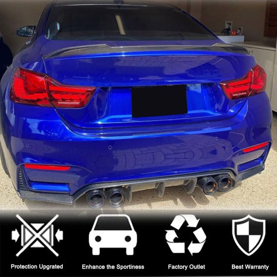 Спойлер CS-Style (для F82, Карбон) для BMW 4 серія F-32 2012-2020 рр | Зображення 1