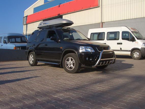 Кенгурятник WT003 (нерж.) для Honda CRV 2001-2006 гг | Зображення 2