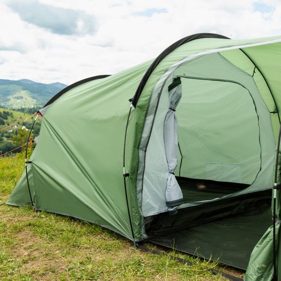 Намет туристичний з тентом 4 х місний кемпінг для риболовлі для туризму водонепроникна | Зображення 4