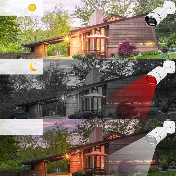 Вулична WIFI камера відеоспостереження 3Мп, CAMERA C16 TUYA APP / Бездротова IP камера з датчиком руху | Зображення 5