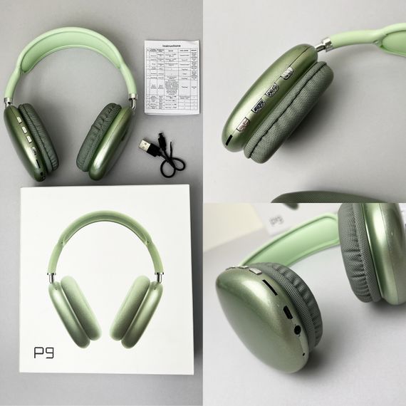 Безпровідні навушники P9 Wireless Stereo (Зелений) | Зображення 1