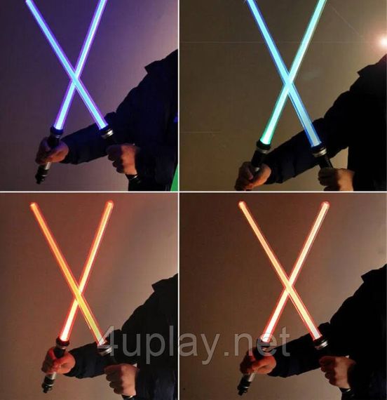 Игровой набор из 2-х Световых мечей джедаев (Звездные войны). Джедайские световые мечи, меняющие цвет | Зображення 2