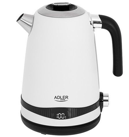 Чайник електричний з регулятором температури Adler AD-1295-White 1.7 л | Зображення 7