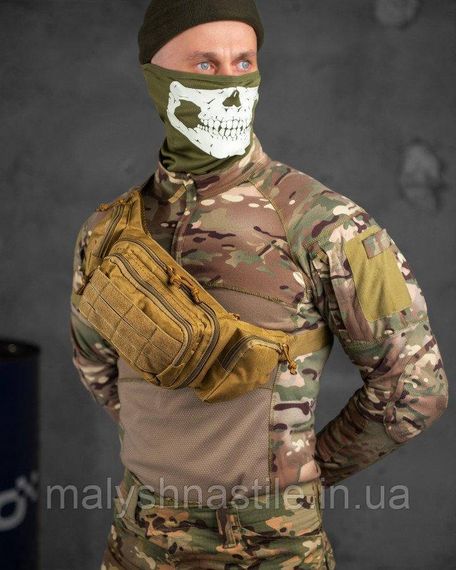 Тактическая сумка на пояс MILITARY RANGERS кайот ВТ7592 | Зображення 1