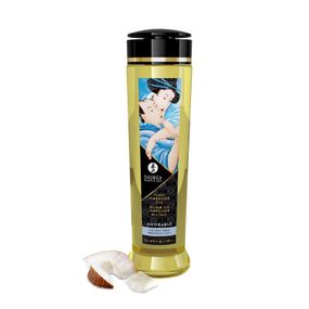 Масажна олія Shunga Adorable – Coconut thrills (240 мл) натуральна зволожувальна sexstyle