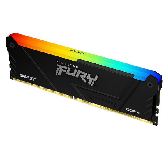 Модуль пам'яті для комп'ютера DDR4 8GB 3200 MHz Beast RGB Kingston Fury (ex.HyperX) (KF432C16BB12A/16) | Зображення 2