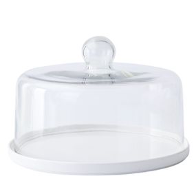 Тортівниця кругла з кришкою Crystal 8 14538 8х18 см