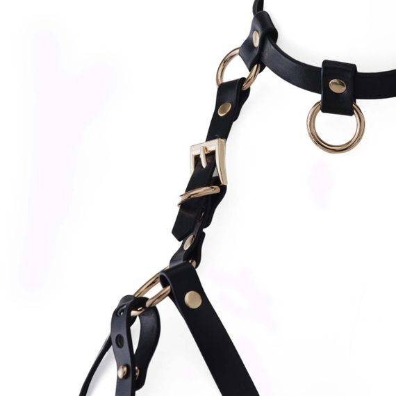 Портупея на грудь LOCKINK SEVANDA Queen Chest Harness with Removable Bra sexstyle | Зображення 5