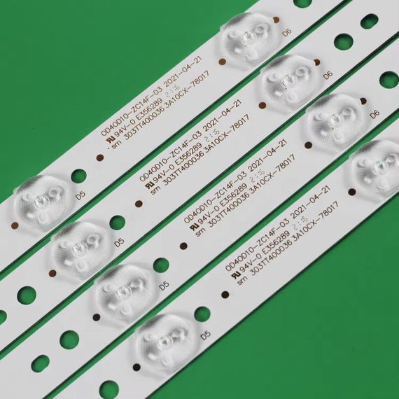 LED підсвітка TV 40" MBL-40038D410DT0-V1 OD40D10-ZC14F-03 303TT400036 3A10CX-78017 0D40D10-ZC14F-02/3 4шт. | Зображення 2