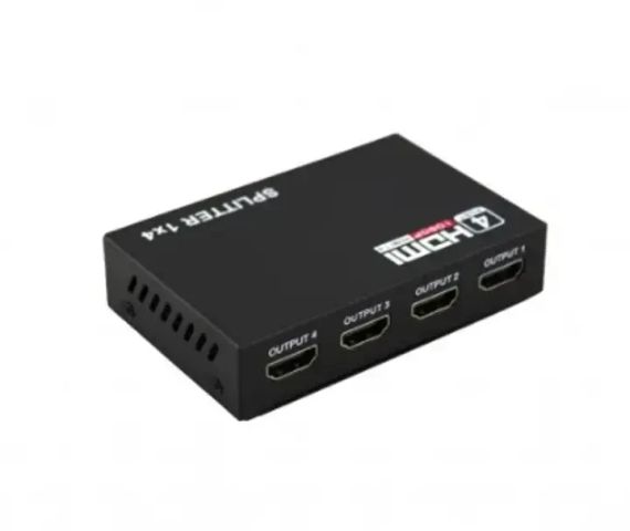 HDMI розгалужувач на 4 порти HDMI SPLITTER 1 in 4 / Чорний | Зображення 1