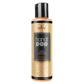 Смачний гель для вишуканих мануальних та оральних пестощів Sensuva — Handipop (125 мл), Апельсиновий крем