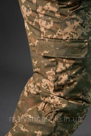 Штани зимові Taslan піксель ЗСУ на підтяжках, до -15*С | Зображення 3