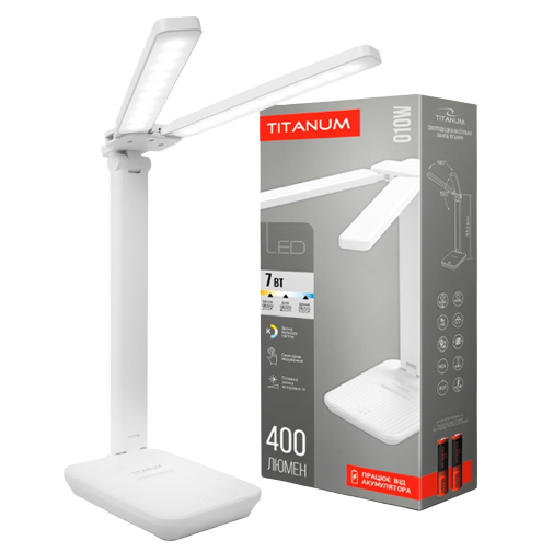 Лампа настільна LED 7W 2700-6000К 220V з акумулятором TLTF-010W Titanum | Зображення 5
