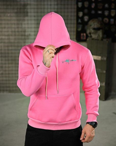 Мілітарі худі на флісі GENESIS M14 pink ПП8068 | Зображення 5