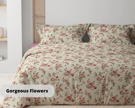 Постільна білизна полуторна ТЕП GORGEOUS FLOWERS 2-00881_24673 150х215 см