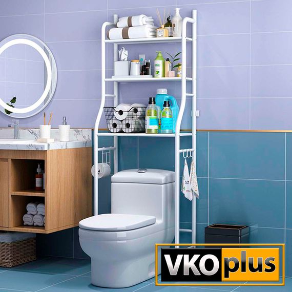 Полка під унітаз з тримачем для рушників, металевий, XPRO, TW-103-10 (41140-TW-103_575) | Зображення 8