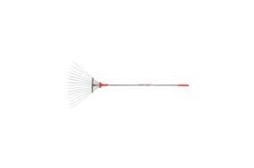 Грабли веерные Intertool - 15 прутьев раздвижные с ручкой PRO (FT-3008)