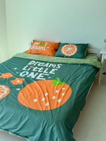 Постільна білизна євро Dushka Home 21522 200х220 см