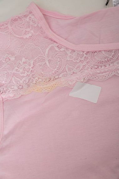 Пижама женская с принтом  -уценка, цвет розовый, 243R1602-010-U-7 | Зображення 6