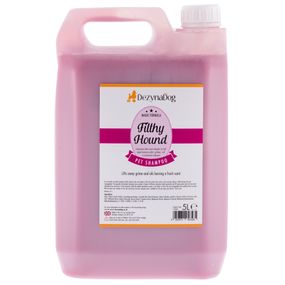 Шампунь Dezynadog Filthy Hound Deep Clean для глибокого очищення брудної шерсті дезодорує має стійкий аромат Пармської Фіалк