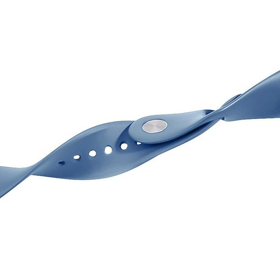 Ремінець Hoco WA01 Flexible series Apple watch (38/40/41mm) Crimson Cherry Misty Blue | Зображення 1