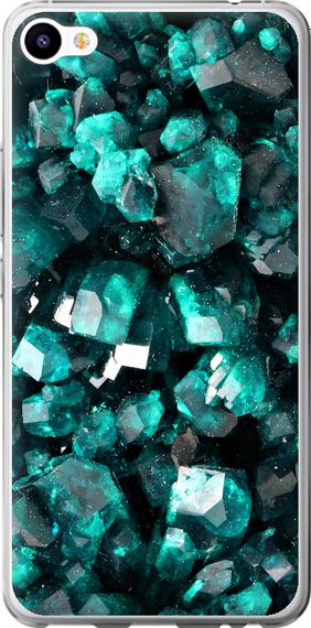 Чехол на Meizu M3x Кристаллы 2 "3674u-633-17620"
