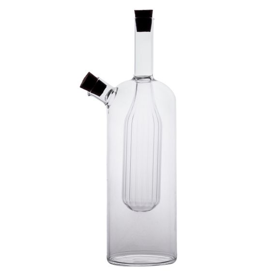 Стеклянная бутылка двойная для масла и уксуса 2в1 500 мл HP-34-13 | Зображення 3