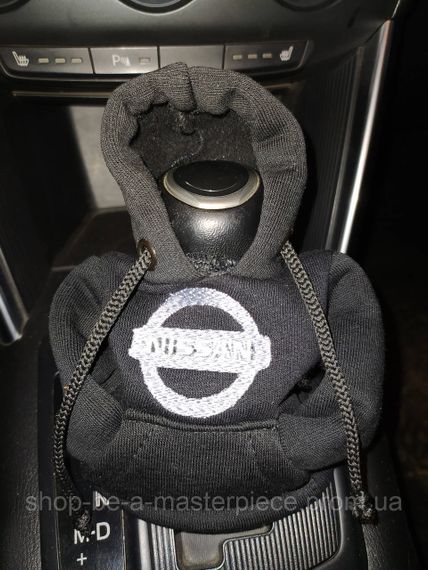 Чохол кофта Худі аксесуар на КПП  Car Hoodie ніссан nissan чорний подарунок автомобілісту 10070