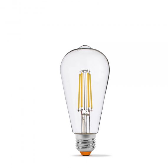 LED лампа VIDEX Filament ST64FD 6W E27 4100K  дімерна | Зображення 1