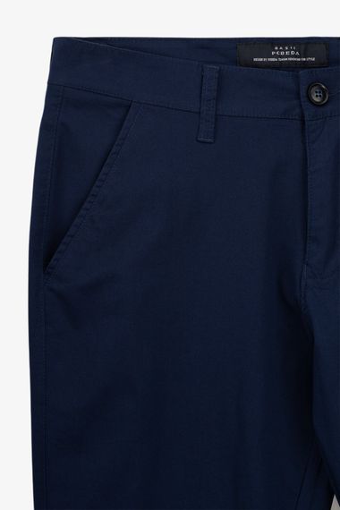 Штани однотонні чоловічі   4-1 38 Темно-синій shop (2000999151248) | Зображення 1