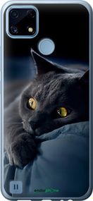 Чохол на Realme C21 Димчастий кіт "825u-2321-2448"