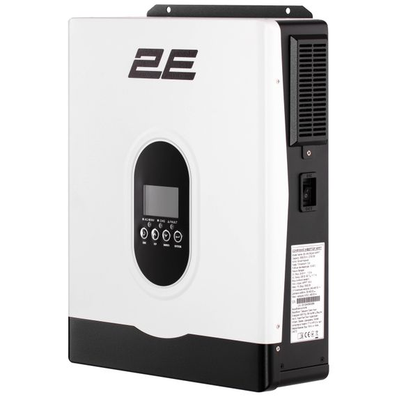 Інвертор 2E сонячний автономний VM-3K24H 3000VA/2700W, 24V, Hi-Voltage MPPT (2E-VM-3K24H) | Зображення 1