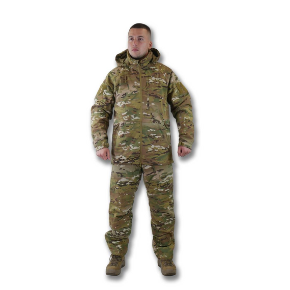 Тактичний комлект зимового костюму (куртка+штани) LVL 7 Мультикам 2XL | Зображення 1