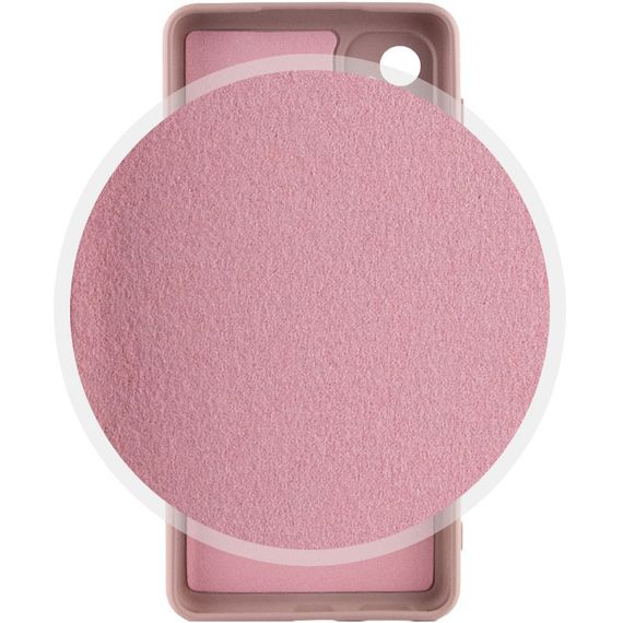 Чехол Silicone Cover Lakshmi Full Camera (AA) для Samsung Galaxy A04s Рожевий/Pink Sand | Зображення 2