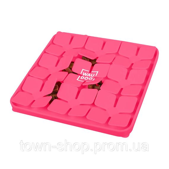 Коврик для поиска корма WAUDOG Silicone, 205х205х17 мм, розовый | Зображення 3