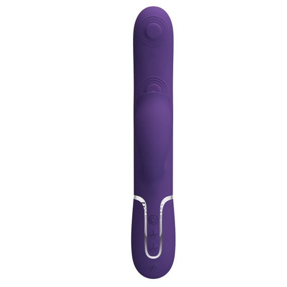 Вібратор PRETTY LOVE Gigi dark purple, 7 thumping functions 7 licking modes Sex Aura | Зображення 7