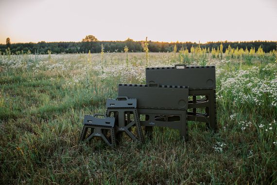 Стіл Tribe Camp Table Low чорний складаний, Похідний стіл трайб для кемпінгу, Стіл для риболовлі та пікніка | Зображення 6