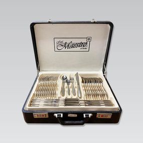 Набор столовых приборов Maestro MR-1515-72, 72 предмета, в чемодане, для 12 персон