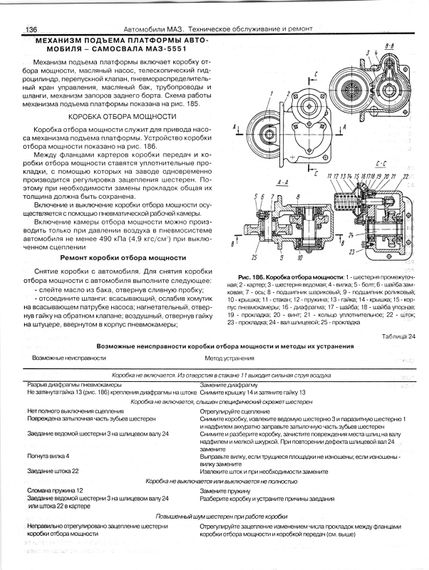 МАЗ-53362, -53366, -53371, -5337, -64229, -5551. Посібник з ремонту. Книга | Зображення 5